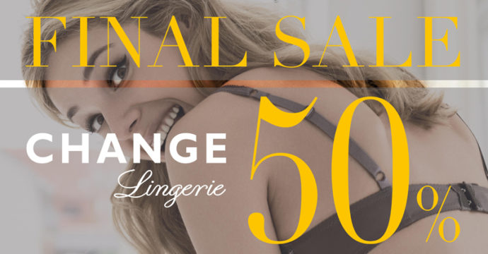 FINAL SALE 50% w CHANGE Lingerie