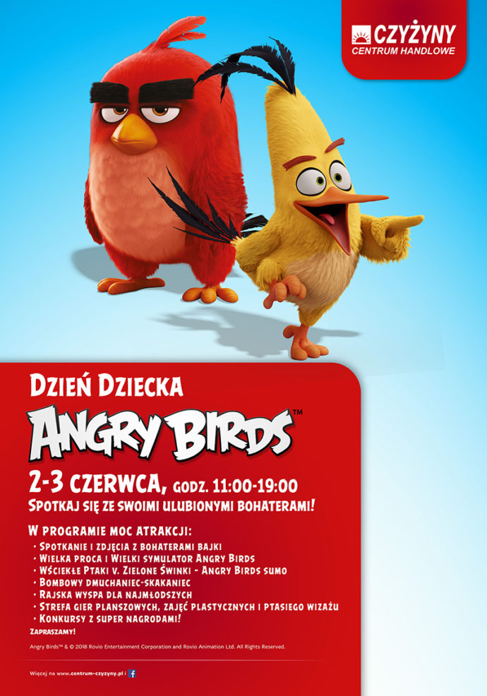 Odlotowe Angry Birds zapraszają do zabawy w Centrum Handlowym Czyżyny
