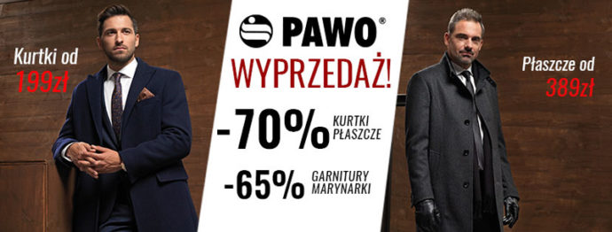 Płaszcze i kurtki -70% PAWO