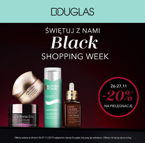 Black Shopping Week w Douglas!