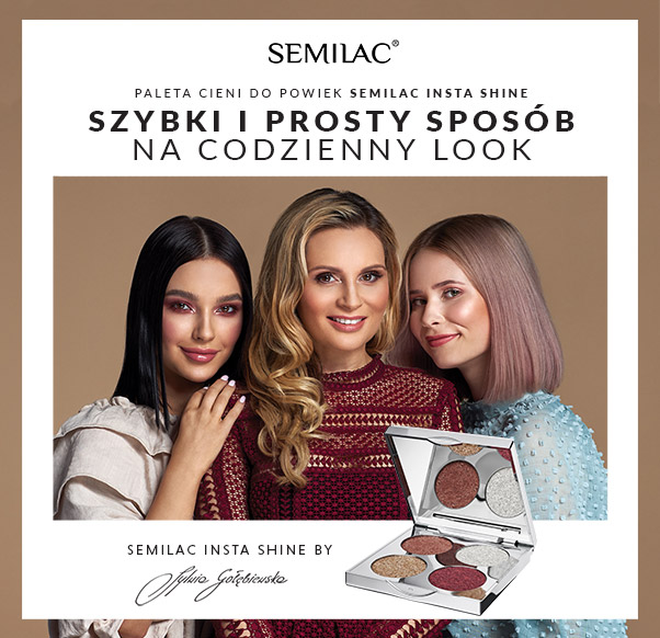 Nowa paletka cieni Semilac Insta Shine by Sylwia Gołębiewska
