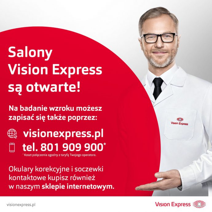 Zapraszamy do salonu Vision Express