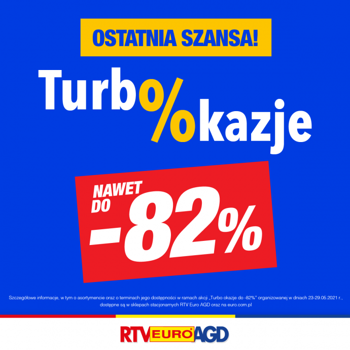 Turbo Okazje nawet do – 82% i w tym roku nie płacisz RRSO 0%.