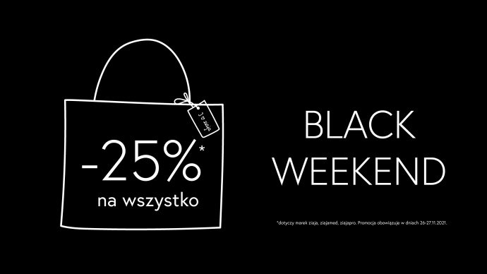 Black weekend – 25% na wszystko