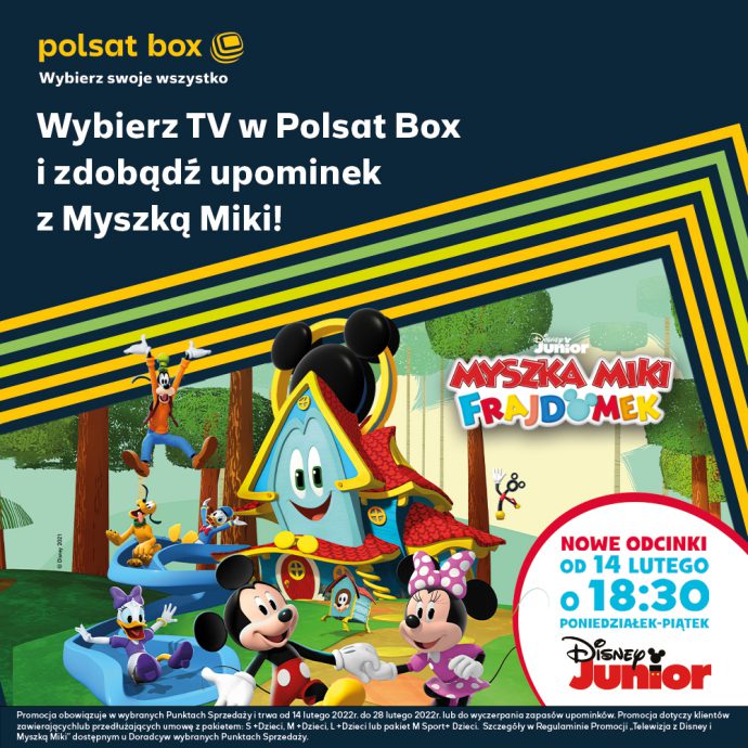 Wybierz TV w Polsat Box i zdobądź upominek z Myszką Miki!