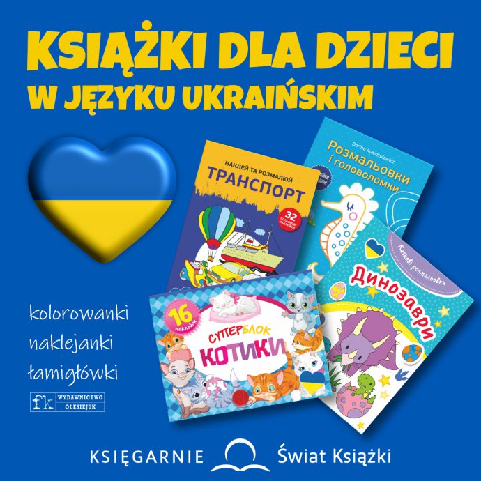 Książki dla dzieci w języku Ukraińskim