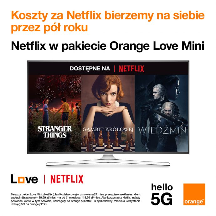 Netflix w pakiecie Orange