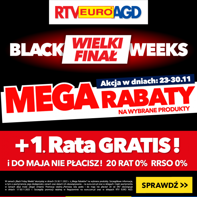 Black Friday Weeks Mega Rabaty!