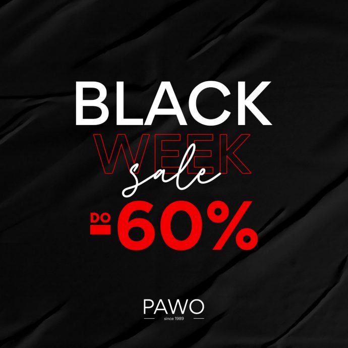BLACK WEEK w PAWO z rabatami aż do -60% na kolekcję męską!