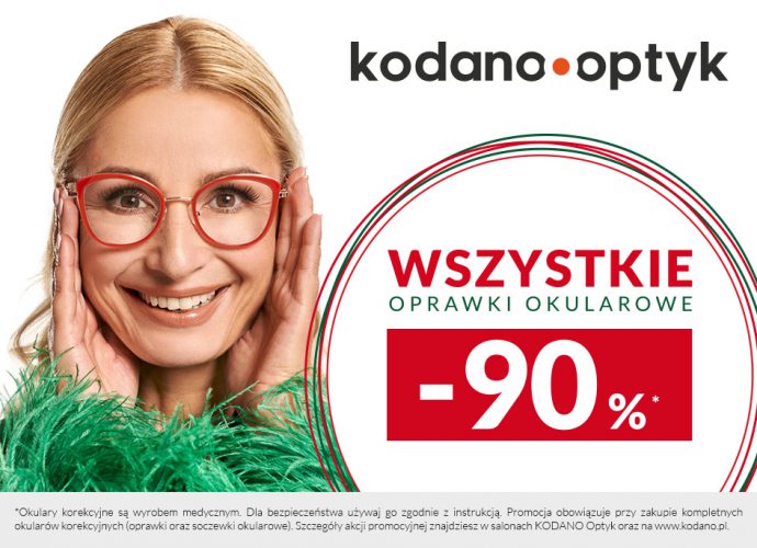Wszystkie oprawki okularowe 90% taniej w KODANO Optyk!