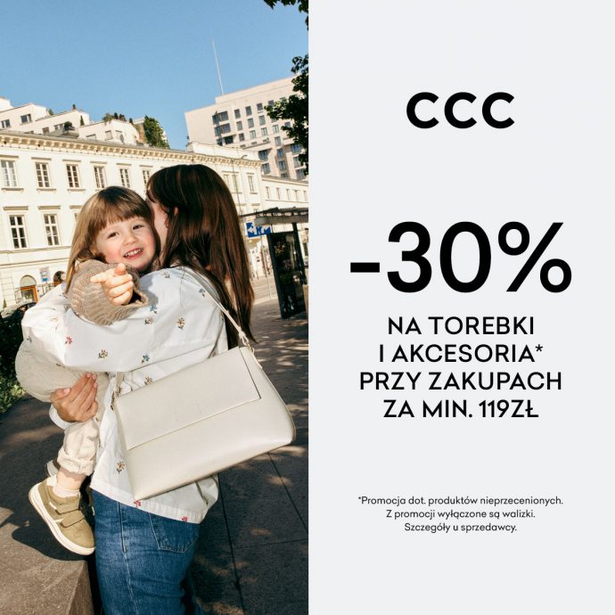 -30% na torby i akcesoria w CCC!