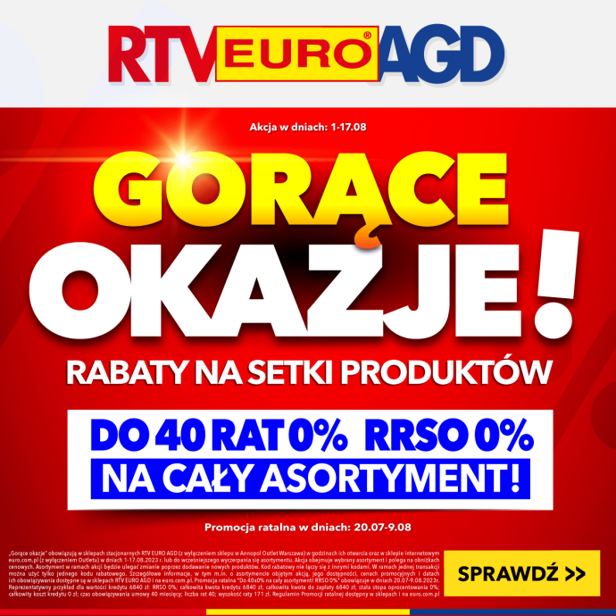 Gorące Okazje w RTV EURO AGD!