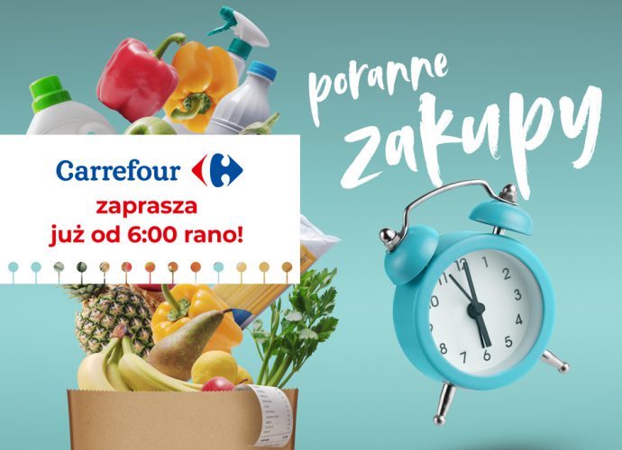 Carrefour czynny już od godz. 6.00